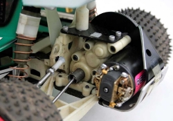 1991 Detroit Worlds RC10 - Transmission Motor Endbell Detail